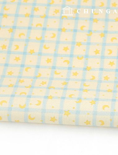 Eco-friendly antibacterial and anti-flammable fabric E-DTP cotton 20 count Check Dreamland Night Light