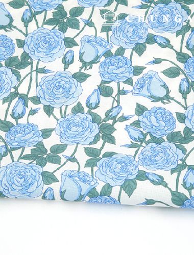 Eco-friendly antibacterial and anti-flame fabric E-DTP cotton 20 count Blue Rosalyn