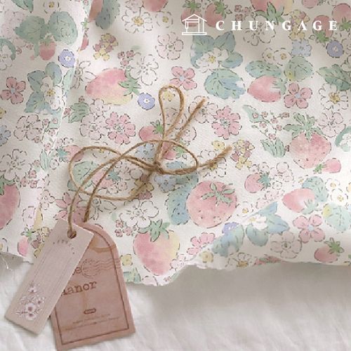 cotton 40 count Wide Width pastel strawberry