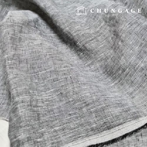 Linen Washing Plain Wild Grey