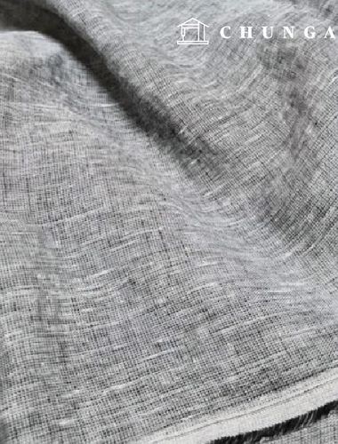 Linen Washing Plain Wild Grey