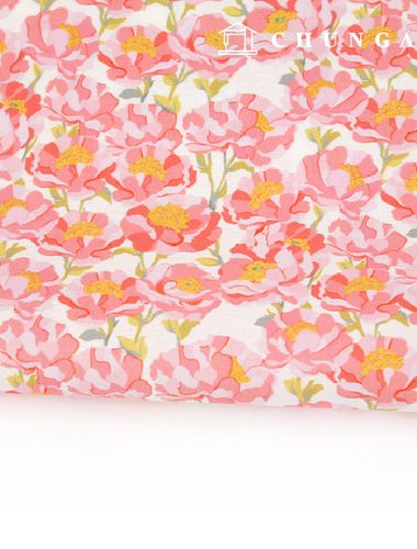 Eco-friendly antibacterial and anti-flammable fabric E-DTP cotton 20 count Blooming Afternoon