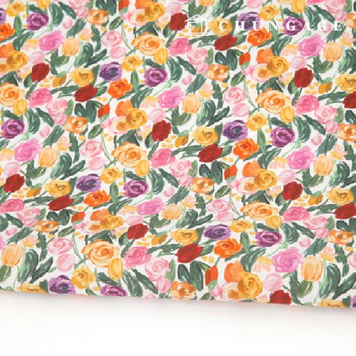 Eco-friendly antibacterial and anti-flammable fabric E-DTP cotton 20 count rose museum