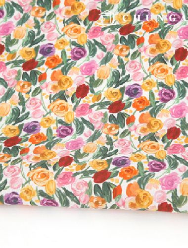 Eco-friendly antibacterial and anti-flammable fabric E-DTP cotton 20 count rose museum
