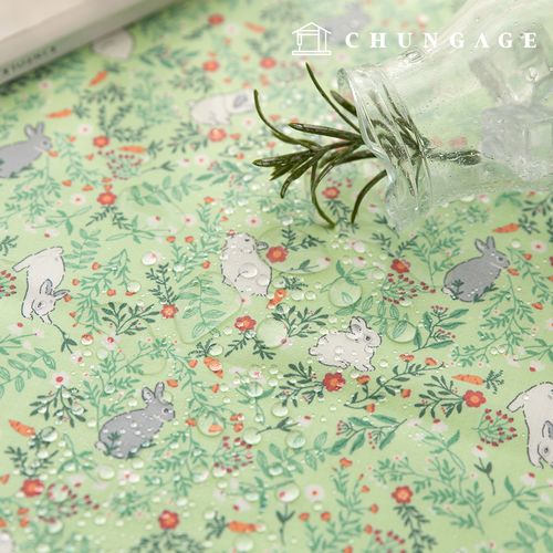 Waterproof Cloth Floral Pattern Flower Laminate Waterproof Fabric TPU Hello Rabbit