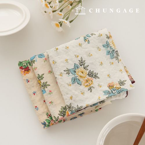 Rayon DTP Cotton Fabric Cotton Rayon Floral Pattern Flower Fabric V-In 3 Types