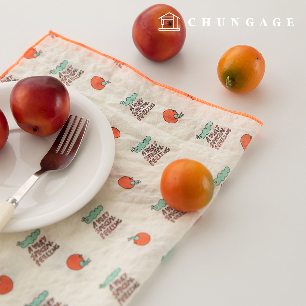 Rayon fabric DTP Cotton fabric Cotton Rayon Fruit Apple Fabric Say