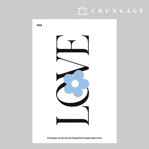 Clothing Transfer Paper 144 Reform Heat Transfer Paper Clothes Making Heat Transfer Sticker Love Font