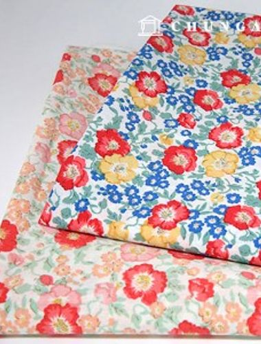 Cotton fabric 40 count Wide Width Daisy Classic Flower 2 types