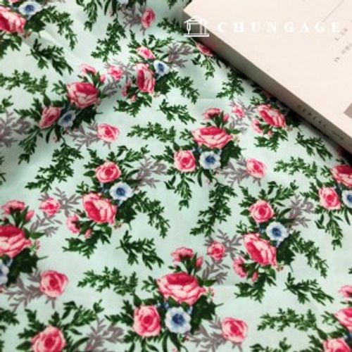cotton fabric cotton20 count Wide Width Apple Mint