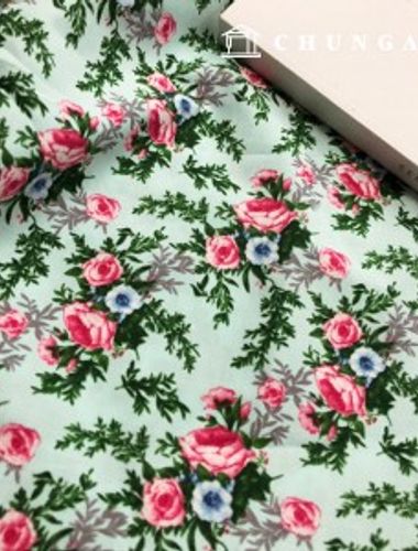 cotton fabric cotton20 count Wide Width Apple Mint