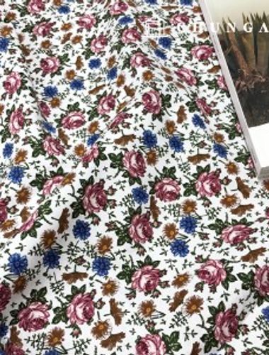 cotton fabric cotton20 count Wide Width wild rose girl candy