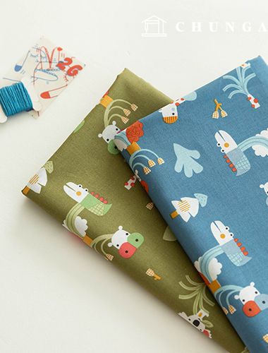Cotton fabric cotton20 count 2 types of koala friends