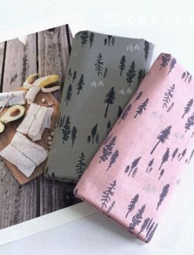 Cotton fabric cotton20 count Forest 2 types