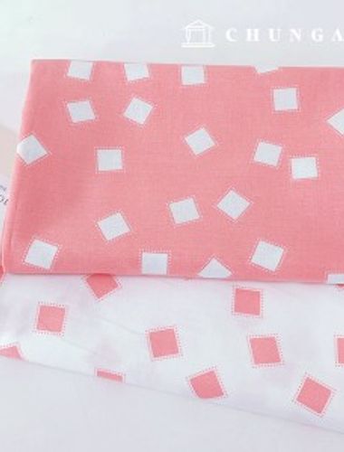 Cotton fabric cotton20 count square 2 types