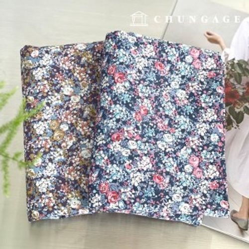 Cotton fabric antibacterial deodorization 30 count Wide Width watercolor 2 types