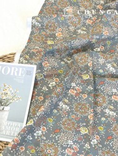 Cotton Fabric Antibacterial Deodorization 30 Count Wide Width Vintage Floral