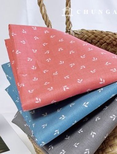 Cotton fabric antibacterial deodorization 30 count wide width leaves 3 types