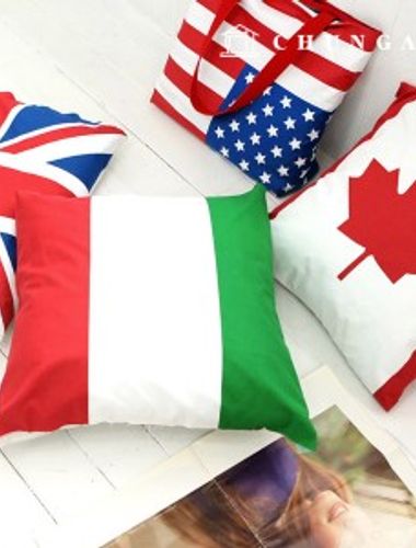 cotton fabric cotton20 count cut paper national flag