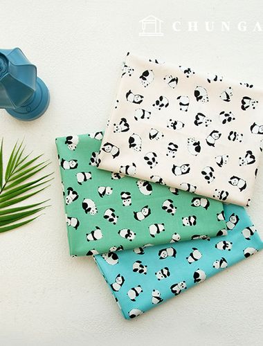 20 count antibacterial animal fabric baby panda 3 types