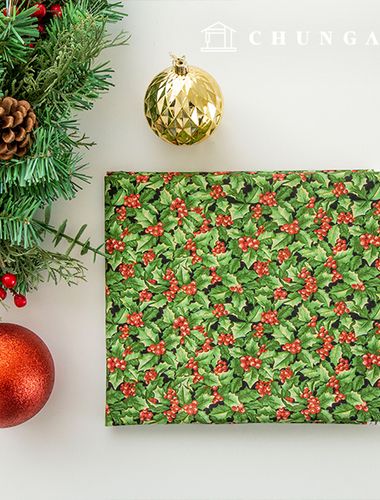 Cotton fabric Christmas fabric 20 count Fabric Vintage Setia