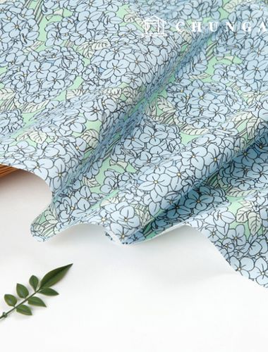 Eco-friendly antibacterial and anti-inflammatory fabric E-DTP cotton 20 count Nico Blue