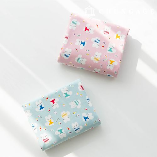Cotton Animal 20 count Fabric Sweetie Cat 2 types