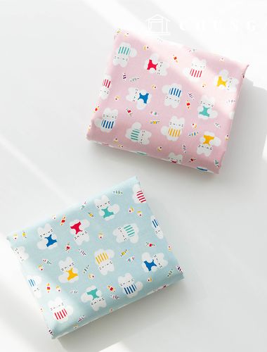 Cotton Animal 20 count Fabric Sweetie Cat 2 types