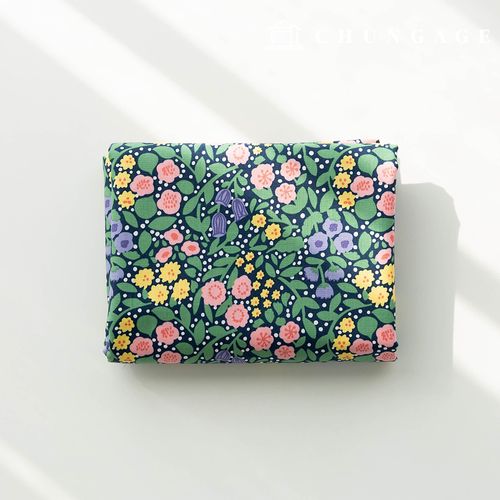 Cotton fabric 30 count high density flower pattern Flower Fabric Lily Belly