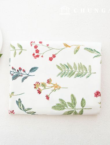 cotton oxford fabric flower pattern flower fabric drawing flower