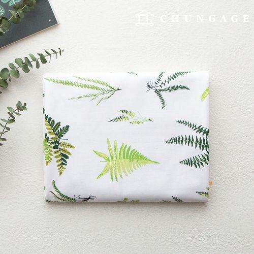 cotton oxford fabric leaf Fabric tropical growing