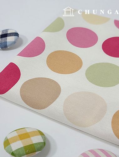 cotton oxford fabric 20 count Dot Fabric Pastel Dot