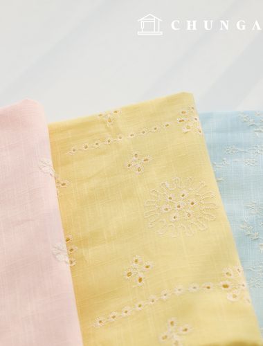 Lace fabric cotton flower pattern Flower Fabric embroidery fabric My Sweet 3 types