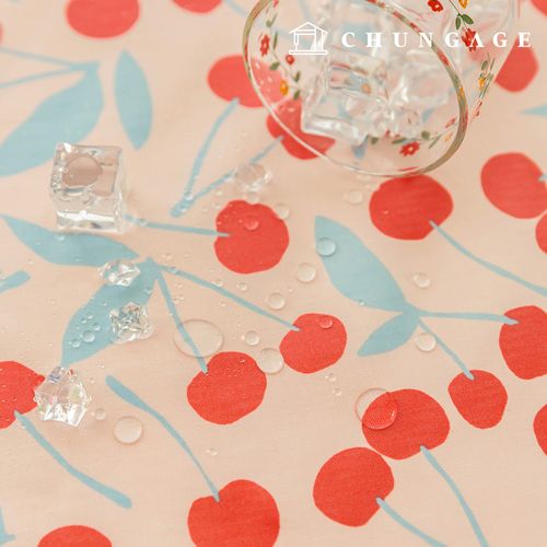 Waterproof Cloth Cherry Laminate Waterproof Fabric TPU Cherry Bloom