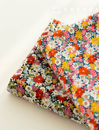 Cotton fabric 30 count high density flower pattern Flower Fabric Pape 2 types