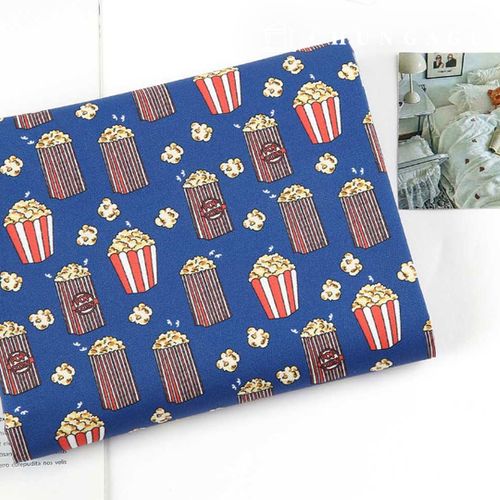 Eco-friendly antibacterial and anti-inflammatory fabric E-DTP cotton 20 count sweet popcorn