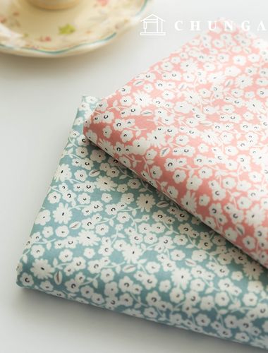 Cotton fabric 30 count high density flower pattern Flower Fabric Norua 2 types