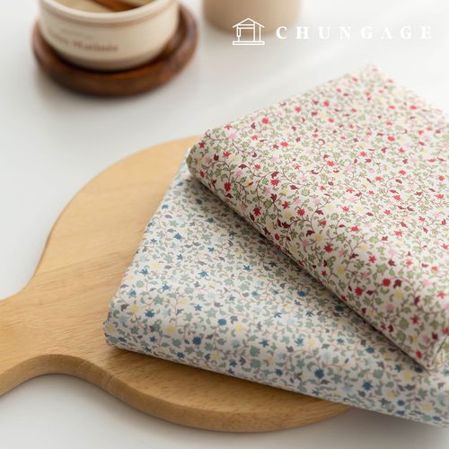 Cotton fabric 30 count high density floral pattern Flower Fabric Raft 2 types