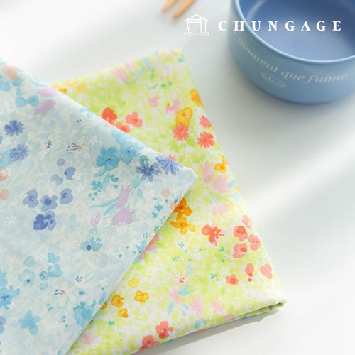 Cotton fabric 30 count high density flower pattern Flower Fabric Mandolin 2 types