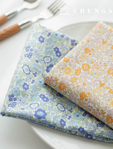 Cotton fabric 30 count high density flower pattern Flower Fabric Melody Day 2 types