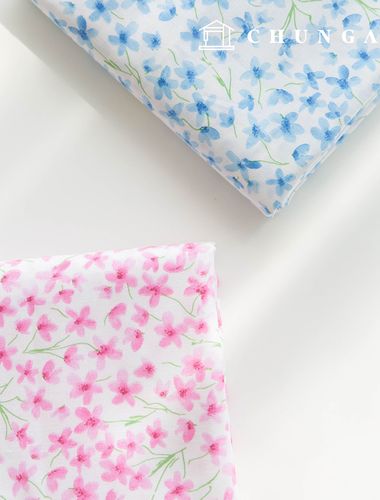 Cotton fabric 30 count high density flower pattern Flower Fabric Misurim 2 types