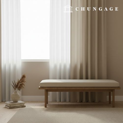 Custom-made shape-memory pin-type blackout curtain Nobile Even Collection MR 9 types
