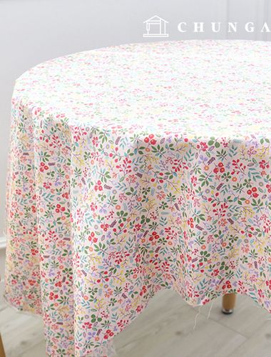 Cotton Flower Patterns Fabric 20 count Molly Flower 3 types 9533