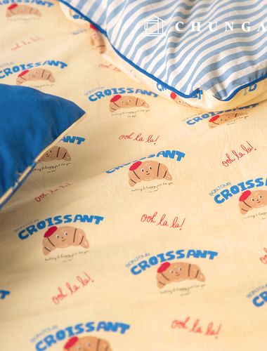 Cotton Character Fabric 20 count Croissant 431