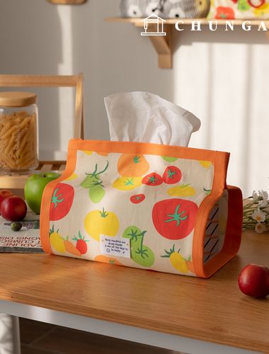 Cotton Oxford fabric fruit pattern tomato Fabric Tomatoya 531