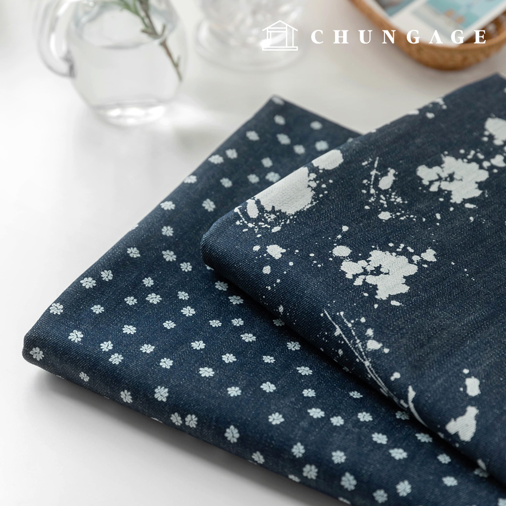 Denim fabric, denim, cotton, jeans fabric, Wide Width, 2 types