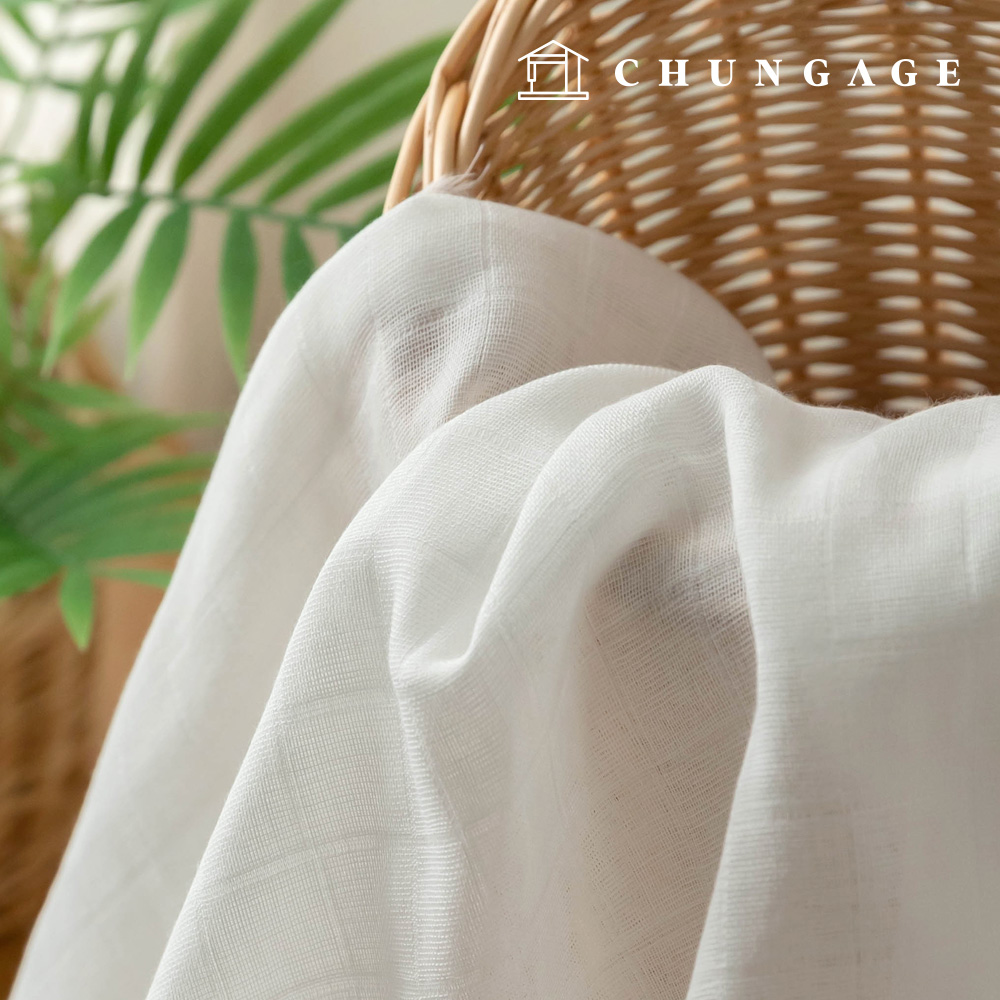 Double gauze fabric cotton grid patterns fabric wide width league