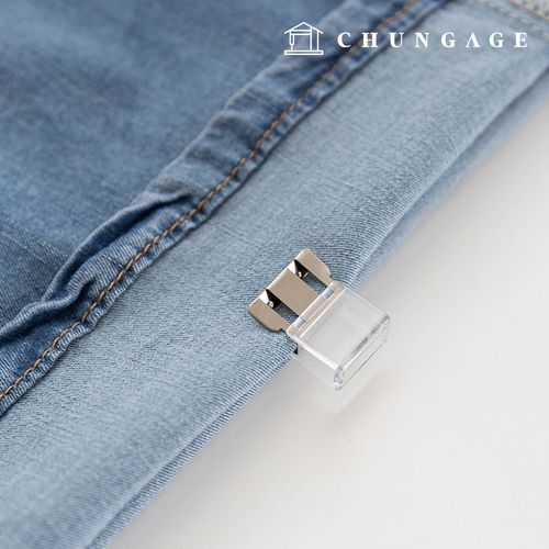 Pants hem clip, clip for shortening pants hems