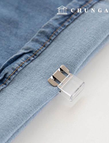 Pants hem clip, clip for shortening pants hems
