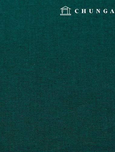Christmas Linen Fabric Washing Plain Linen Wide Width 11 count Dark green 1 yard